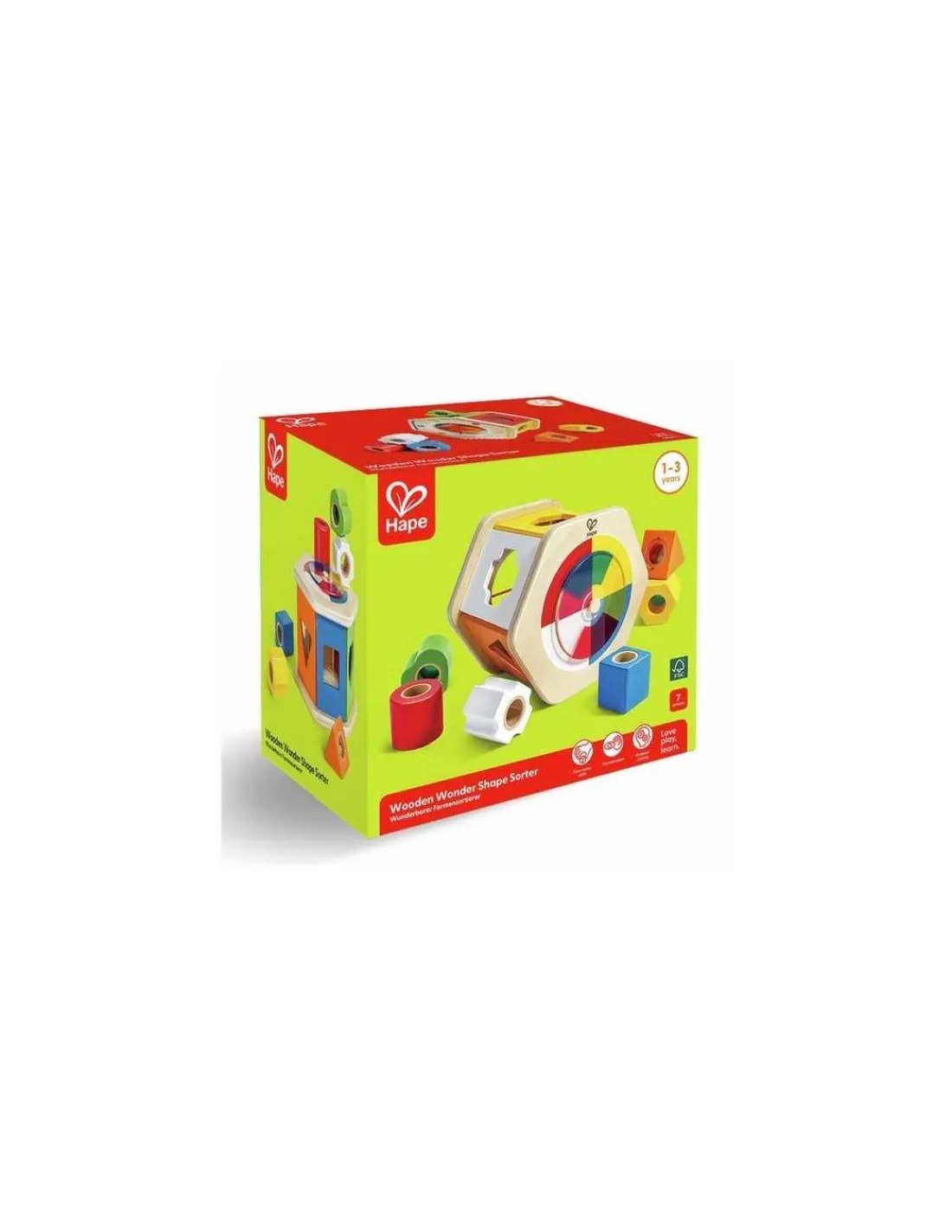 Hape Toys Trieur de formes en bois - Hape