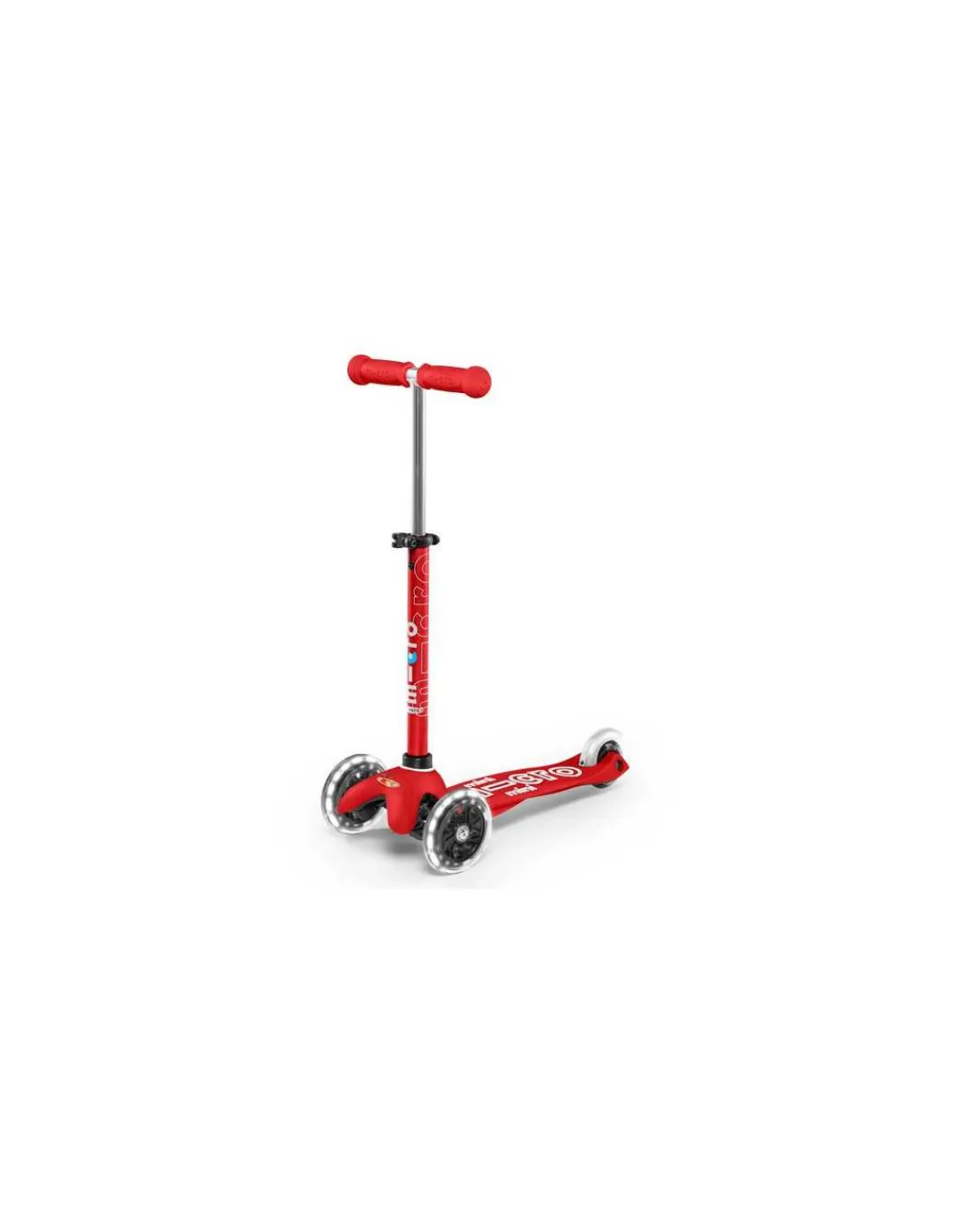 Micro Mobility Trottinette Mini Micro Deluxe LED Rouge -
