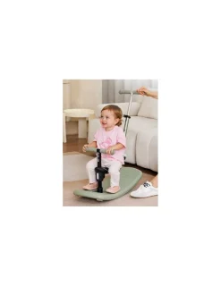 Micro Mobility Trottinette Mini Micro Deluxe Rock & Go vert sauge LED -