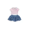 Corolle T-shirt et jupe pour poupée Week-end à Paris -