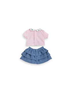 Corolle T-shirt et jupe pour poupée Week-end à Paris -