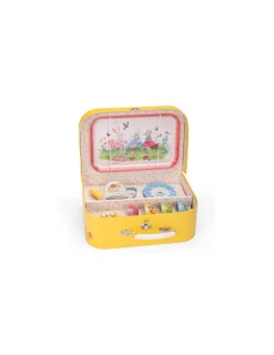 Moulin Roty Valise dinette thé métal La Grande Famille -