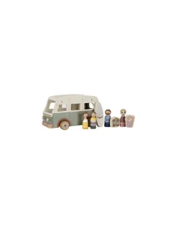 Little Dutch Van retro avec personnages en bois -