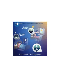 Enfant Pabobo Veilleuse indicatrice de réveil Kid'Sleep Essential -