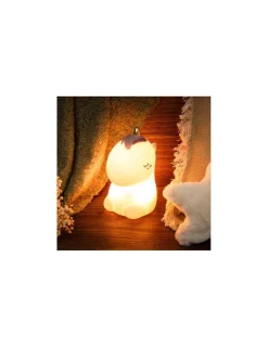 Enfant LittLe L Veilleuse licorne rose pailletée