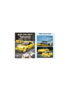 CaDA Bricks Voiture de course RUF CTR 2017 Yellowbird 222 pièces - CaDA