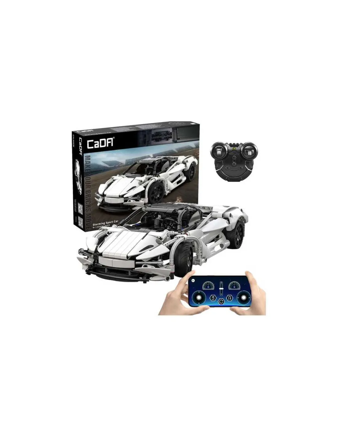 CaDA Bricks Voiture de sport Storming 402 pièces - CaDA