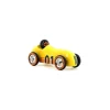 Vilac Voiture en bois Old sport Compet’ jaune -