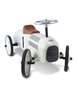 Vilac Voiture porteur métal crême -