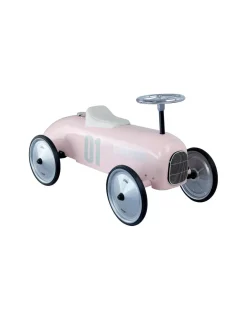 Vilac Voiture porteur métal rose tendre -
