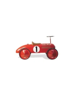 Enfant Vilac Voiture porteur métal rouge -
