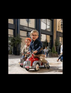 Baghera Voiture porteur speedster pompier -