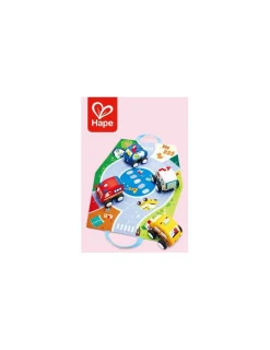 Hape Toys Voitures à rétrofriction et circuit - Hape
